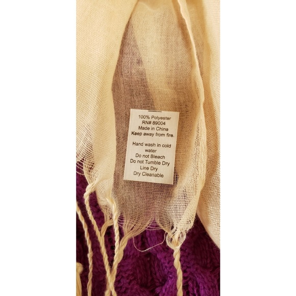 ⭐ Light Cream Scarf - Picture 2 of 2